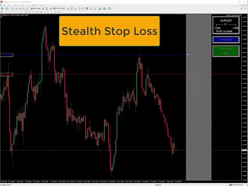Hide your stop loss from your broker MT4